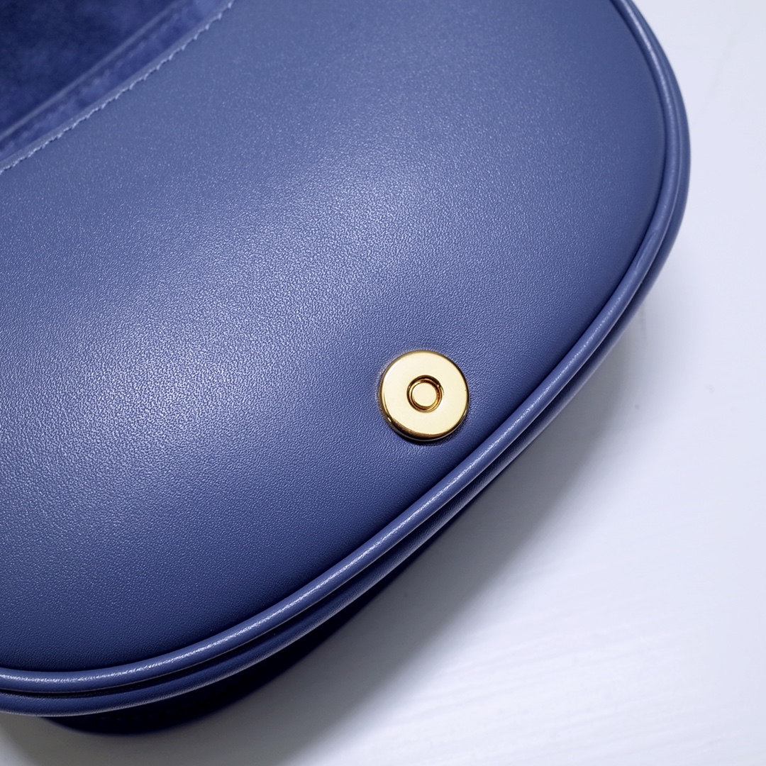 Mini Dior Bobby Bag Blue Box Calfskin